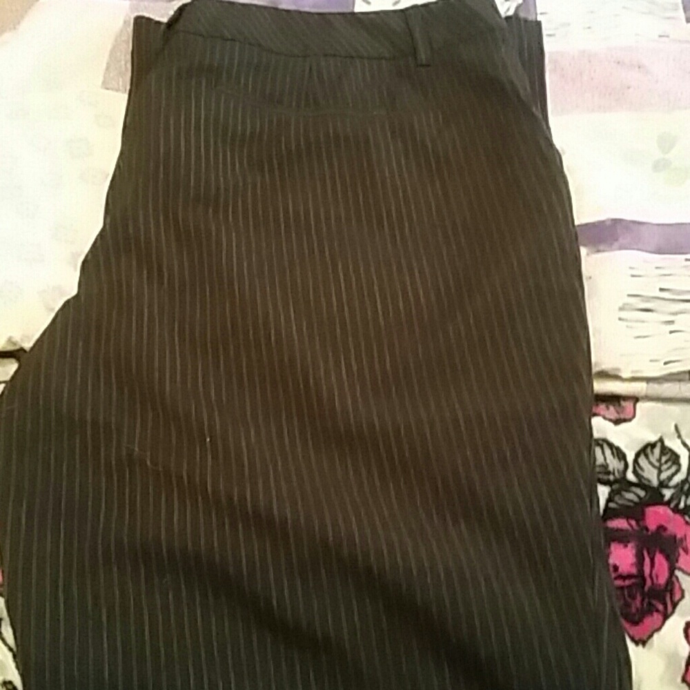 Pinstripe dress pants
